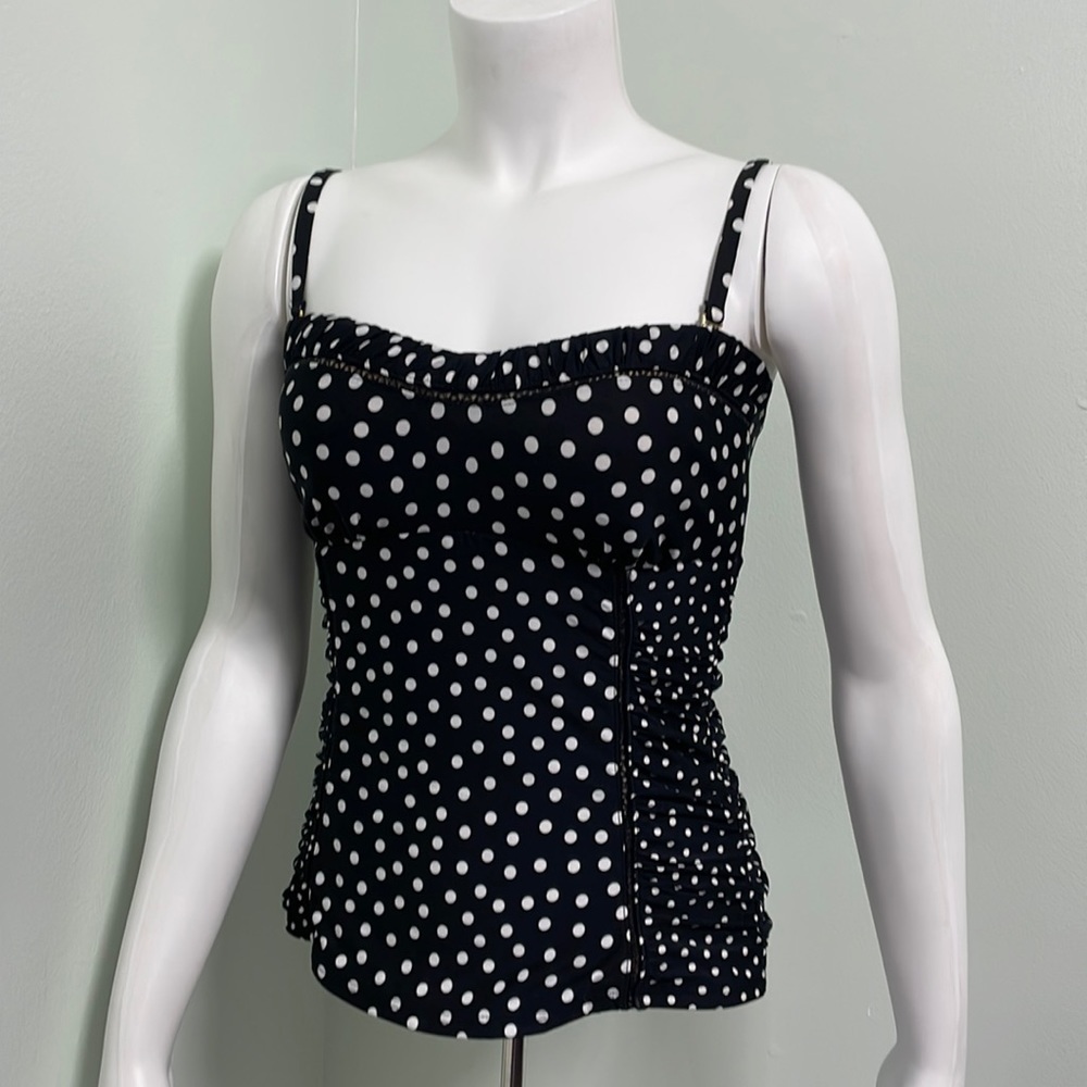 Jantzen | Tummy Slimming Polkadot Tankini Top